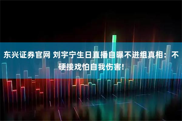 东兴证券官网 刘宇宁生日直播自曝不进组真相：不硬接戏怕自我伤害!
